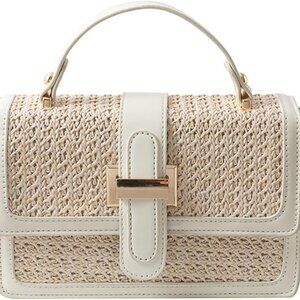 Summer s for Women Trendy Woven Beach Bag Straw Clutch Purse Vacation Handbags